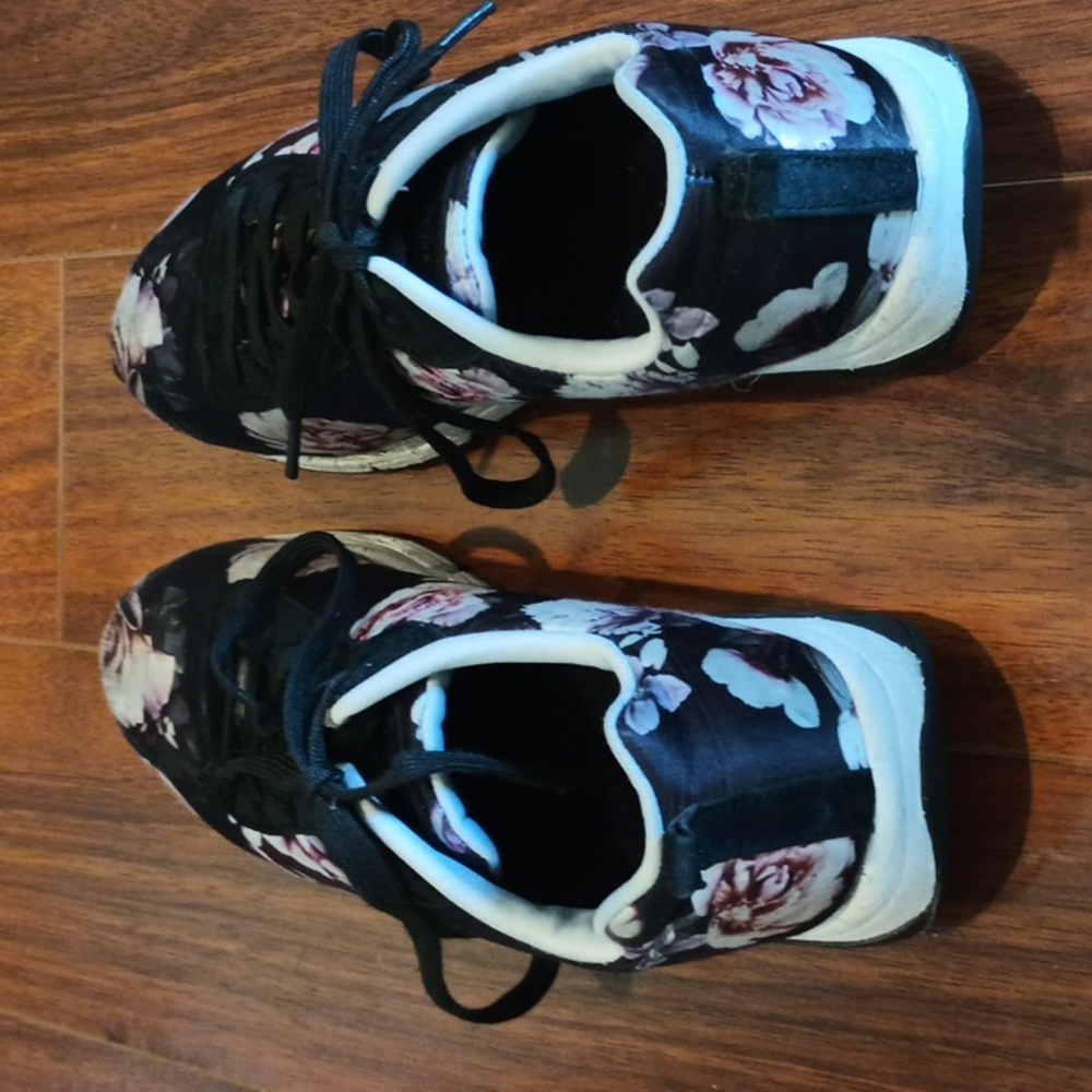 Therafit Paloma W410171K Black Floral Size 9 - Picture 3 of 16